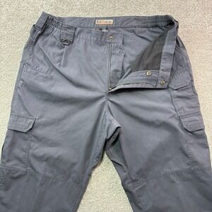 5.11 Tactical Pants Mens 40x32 Gray Cargo Ripstop Workwear Straight